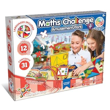 Science4you Desafio Matematico - Juguetes para Niños con Juegos Educativos 5 6 7 8+ Años - 12 Juegos Matemáticos Montessori - Juego de Mesa para Niñas y Niños 5 6 7 8+ Años