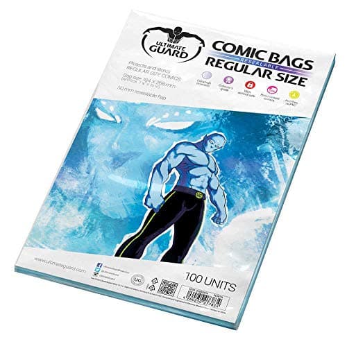 Ultimate Guard- Bolsas de cómic, Color Transparente (UGD020019)