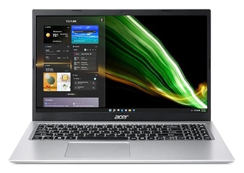 Acer Aspire 1 A115-32-C4Y0 - Ordenador Portátil 15,6” HD LCD (Intel Celeron N4500, 4GB RAM, 128 GB eMMc, Intel UHD Graphics, Windows 11 Home, Incluye Microsoft 365 Personal 12 meses), Plata, QWERTY ES
