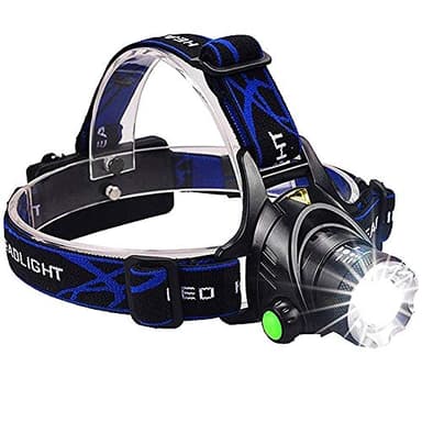 5000LM CREE Xml-l2 T6 LED lampe frontale Zoomable Phare étanche lampe frontale lampe de poche lampe frontale Pêche Chasse lumière