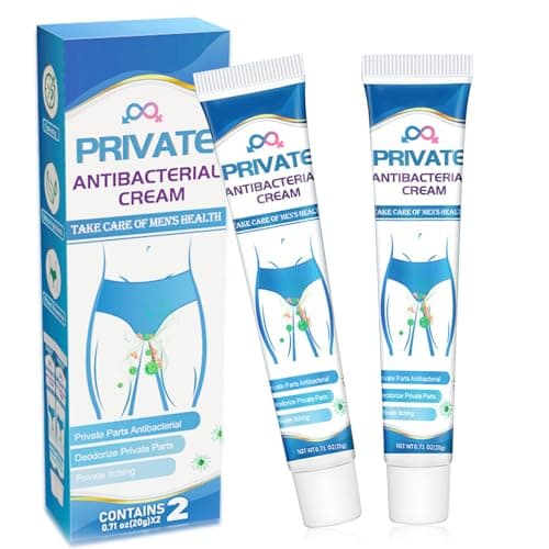 2 Pcs Crema Antibacteriana Privada, Pomada para la Piel Antibacteriana, Crema Antifúngica de Uso Externo, Crema Antipruriginosa Íntima para Aliviar Rápidamente el Picor y Desodorizar