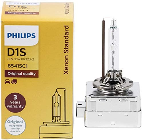 Philips 85415 C1 - Lámpara de xenón para coche, 4200 K, 35 W, luz blanca brillante
