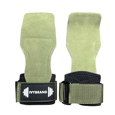 Ivybrand Calleras Cuero Ajustables - Protección Antideslizante para Manos, Entrenamiento de Pesas, Crossfit, Gimnasio y Fitness - Alta Resistencia y Durabilidad para Hombre y Mujer