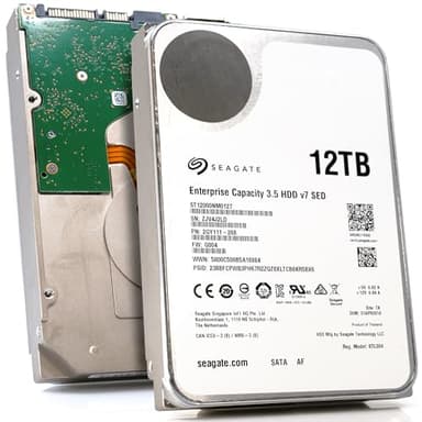 Seagate Enterprise Capacity v7 ST12000NM0127 - Disco duro - 12 TB - interno - 3.5" - SATA 6Gb/s - 7200 RPM - 256MB de caché (reacondicionado)