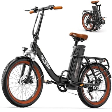 OneSport OT16-2 Bicicleta Eléctrica Plegable, 20" Ebike con Extraíble Bateria 48V 17Ah, 250W Bicicleta Electrica Adultos con Pantalla LCD y Conexión Bluetooth, Bici Eléctrica para Viajeros Urbanos