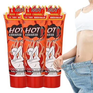 Crema para quemar grasa con chile de 7 días, Crema para adelgazar de 7 días con chile rojo, Crema para quemar grasa y reafirmante rápida, Crema anticelulítica, Quemar grasa abdominal en 1 semana