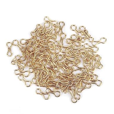 RiToEasysports Ojales para Señuelos de Pesca de 300 Uds, Ojos de Plomo de Pesca de Aleación de Acero para Moldes de Pesas, Accesorios para Aparejos (M)