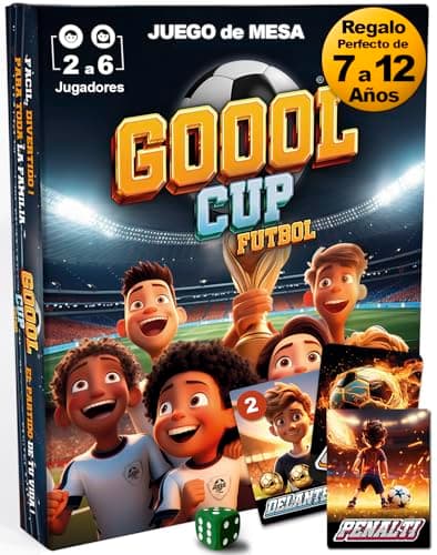 Juegos de Mesa de Cartas de Futbol Familiar Divertido de Viaje - Juego de Mesa para niños 6 7 8 9 10 11 12 años Regalo niño niña de 2 a 6 Jugadores - Jugar con Familia y Amigos (Verde Oscuro)