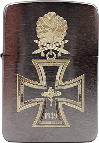 Ritterkreuz 1939 con hoja de roble y diamante grabado réplica 1941 - Chrome brushed-Limited Edition - en todo el mundo sólo 1000 unidades