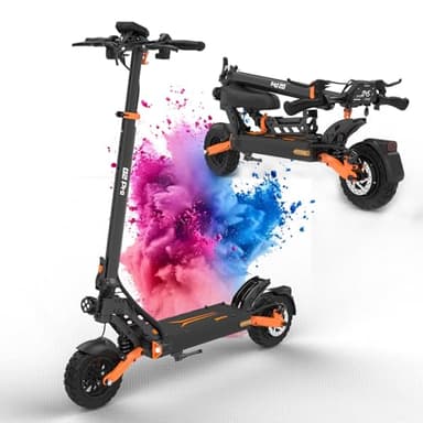 Patinete Electrico G2 Pro Versión 2025 Homologado DGT Motor de 600 W, batería de 48 V 15,6 Ah, neumáticos de 9 Pulgadas, autonomía de 65 km, Frenos de Doble Disco, Escooter para Adultos