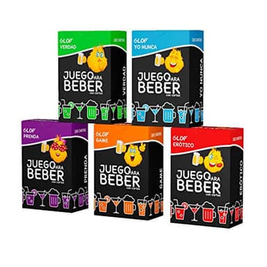 Glop 500 Cartas - Posiblemente el Mejor Juegos de Mesa para Beber - Juegos para Beber - Juegos de Cartas para Fiestas - Juegos de Mesa - Regalos Originales para Hombres y Mujeres