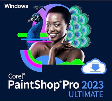 Corel PaintShop Pro 2023 Ultimate Software de edición de fotos, Descarga digital