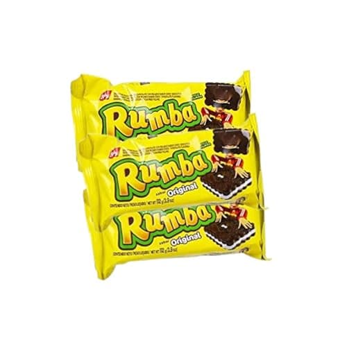 Qumir - Galletitas Argentinas Rumba de Bagley - 3 Paquetes de 112 Grs cada uno para disfrutar de un Sabor Típicamente Argentino