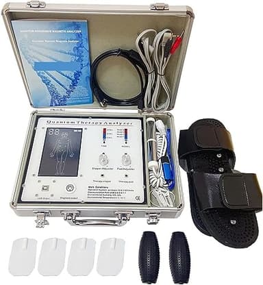 TEmkin Quantum Therapy Sub-Health Analyzer, 3 In 1 Magnetic Resonance Health Body Analysis, para Análisis de Salud 54 Informes Bio Resonance Machine Body Facial Skin Care Equipment,Modelo Humano