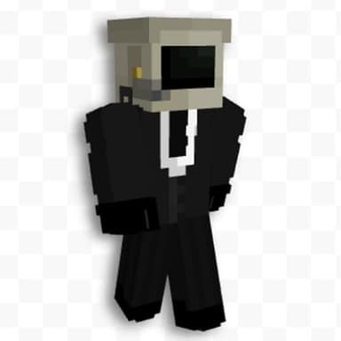 cameraman skin for Minecraft PE