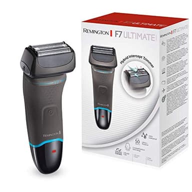 Remington Afeitadora de Láminas Ultimate Series F7 - Máquina de Afeitar Inalámbrica, Láminas Lift Logic, Cabezal de Recorte Híbrido, 50 min Autonomía, Batería de Litio, Resistente al Agua - XF8505