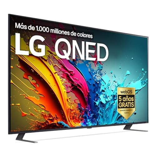LG 65QNED85T6C 65", 4K QNED, Smart TV, HDR10, WebOS24, Serie 85, Procesador Alta Potencia, Dolby Digital Plus, Gaming, Alexa/Google Assistant, Negro
