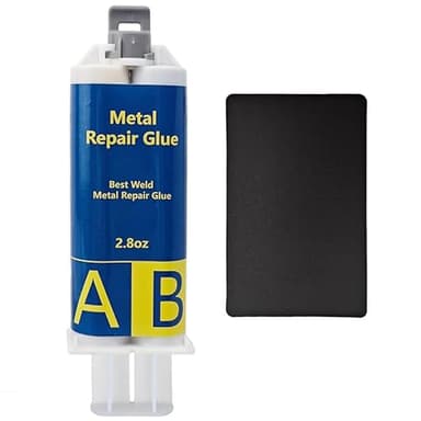 EIGTWEN Adhesivo para metal, 80 g, extra fuerte, metal líquido, resistente al calor, adecuado para la reparación de grietas superficiales y erupciones en metal, acero inoxidable, plástico, madera,