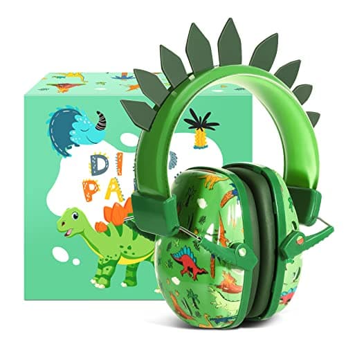 JYPS Cascos Antiruido Niños, Cascos Insonorizados Niños, Auriculares con Cancelación de Ruido Autismo, Bebe Orejeras de Protección Auditiva para Niña de 2+ Años, Bloquean el Ruido para Estudiar