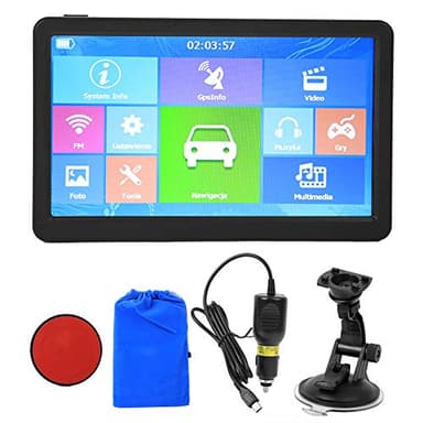 Navegación GPS para coche, camión, navegador de coche, 9 pulgadas, 8G, 256M, radio FM, sistema de navegación GPS con navegación por transmisión de voz, advertencia de cámara de velocidad, actualizació