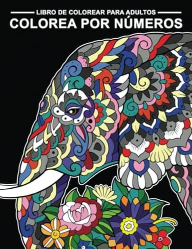 Libro de colorear para adultos: Colorea por números