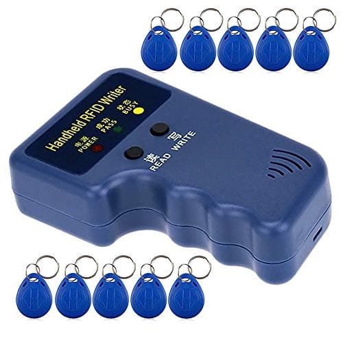 CIFY Computadora de Mano Duplicadora RFID 125KHz Copiadora Lector Escritor Tarjeta de identificación Clonador Programador Tarjetas regrabables EM4305 / T5577