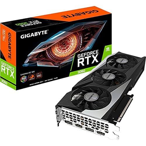 Gigabyte NVIDIA GeForce RTX 3060 GAMING OC V2 Targeta gráfica - 12GB GDDR6, 192-bit, PCI-E 4.0, 1837MHz Core Clock, RGB, 2x DP 1.4, 2 x HDMI 2.1, NVIDIA Ampere - GV-N3060GAMING OC-8GD