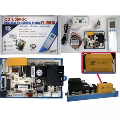 KIT MODULO ELECTRÓNICO UNIVERSAL QD-U08PGC PLACA AIRE ACONDICIONADO