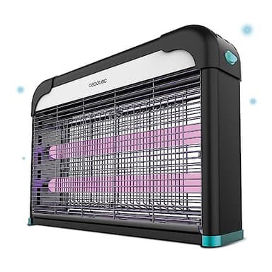 Cecotec Mosquito Killer ByeFly 5000 Destroy, Luz Ultravioleta, 20 W, hasta 40 m², Protección 360º, Cadena para Colgar, Bandeja Extraible.