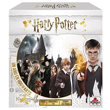 Borras - Juego de Mesa Harry Potter un Año en Hogwarts. 4 Modos de Juego Distintos. Recomendado para Fans de la Saga y a Partir de 7 años (18357)
