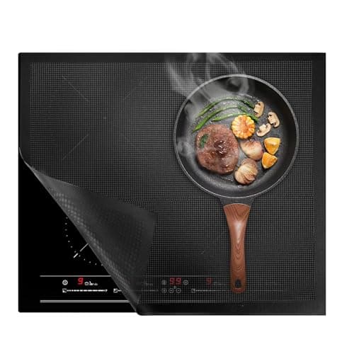 60x52cm Alfombrilla Protectora para Cocina de Inducción Protector Placa Induccion Protector de Placa de Induccion Magnética Estufa de Inducción Esterilla Protectora de Inducción de Silicona