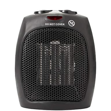 briebe Calefactor Cerámico con Termostato para Bajo Consumo PTC, Eléctrico, 2 Niveles Potencia 750 / 1500W, Aire Caliente/Frío, Seguridad contra Sobrecalentamiento, Portátil, HT1128