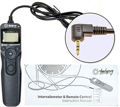 PROtastic® Intervalómetro/disparador temporizador DSLR para fotografía de lapso de tiempo + Astro Long Exposure (cable Canon E3)