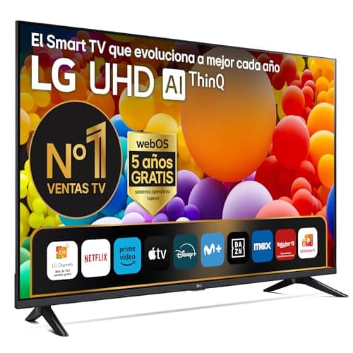 LG 43UT73006LA 43 ",UHD 4K, Serie UT73, Smart TV, WebOS24, Procesador a5, HDR10, Dolby Digital Plus, SmartTV, 3840x2160, Negro