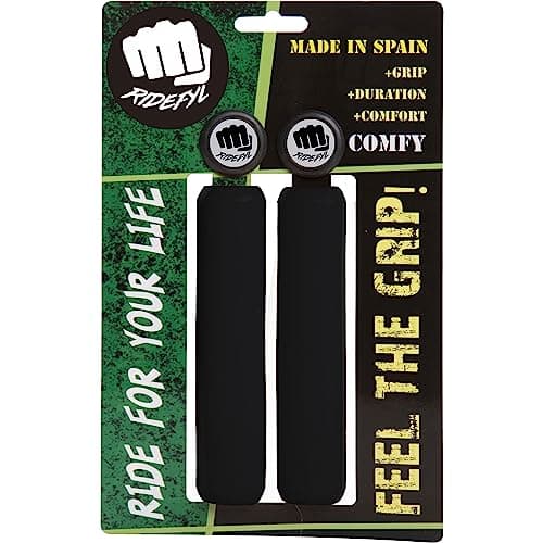 RIFYL (Comfy) Juego de puños para Bicicleta o Mountain Bike, Color Negro, diámetro 32mm