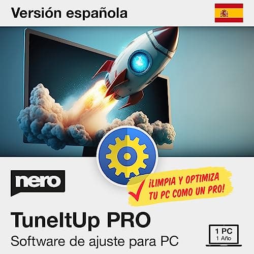 Nero TuneItUp PRO | PC Tuning | Acelera tu PC | Inicia Windows más rápido | Navega más rápido | Optimiza tu sistema operativo | Licencia anual | Windows 11 / 10 / 8 / 7 (1 PC)