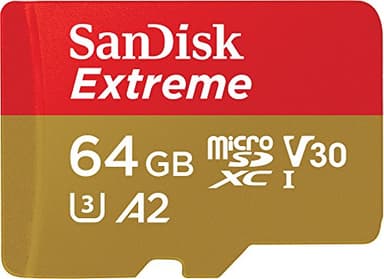 SanDisk 64GB Extreme tarjeta microSDXC para juegos para móviles hasta 170 MB/s con Clase A2 de rendimiento de las aplicaciones UHS-I Class 10 U3 V30