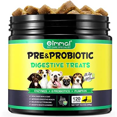 Probióticos para perros como golosina, mejora la digestión y el sistema inmunológico, desarrollo de la microflora intestinal del perro, 30 deliciosos aperitivos (75 g) con aroma de pato, para el