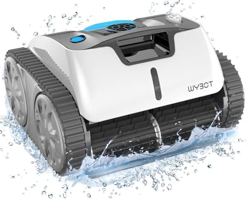 WYBOT Robot Limpiafondos Piscina Inalámbrico para Fondo/Paredes/Línea de Agua, Durante 120 mins con planificación de rutas, Carga Rápida, hasta 120㎡