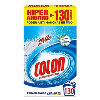 Colon Detergente Polvo, Azul, 130 Lavados