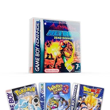 GoatWard Protector para Juegos de Game Boy Color, Game Boy y Game Boy Advance, Caja para Videojuegos Retro de hasta 13 * 13 * 3cm, Protector Pet Videojuegos (Game Boy) (30 Unidades)
