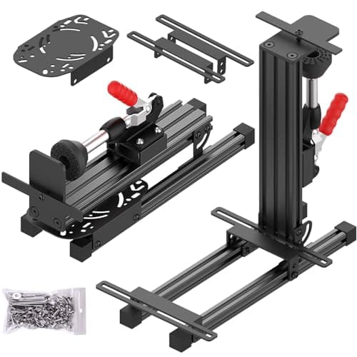 JUYEER Soporte de escritorio universal HOTAS para Logitech X52/X52 Pro/X56/X56 Rhino/Thrustmaster Warthog A10C Throttle/Winwing Orion/T16000M FCS/TCA Officer Pack Airbus/VKB Gunfighter MKIII