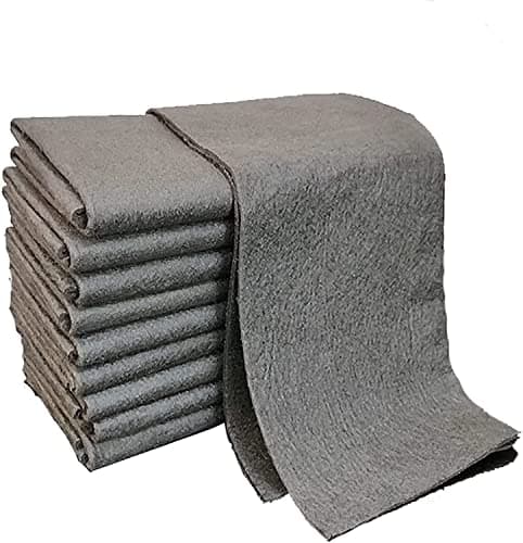 Thickened Magic Cleaning Cloth, Microfiber Cleaning Cloth, All-Purpose Microfiber Microfiber Towels, Streak Free Reusable Microfiber Cleaning Rags, 30 x 30CM (Grey-10pcs)