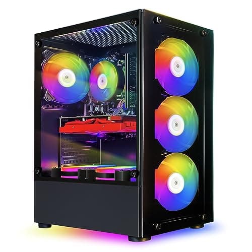 STGsivir ,PC Gaming,Ordenador de sobremesa Core i7 up to 3.9GHz,GTX 1660 S,16GB RAM,512G SSD,WiFi,BT 5.0,6 Fans,Windows 10 H64