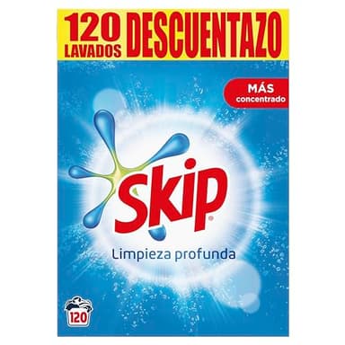 Skip Detergente en Polvo Pack Ahorro Active Clean Promo Descuentazo 114 lavados 1 unidad