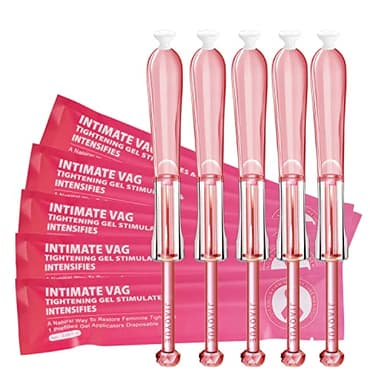 Gel Tensor Vaginal, Complejo Aliviante Virgen, Suplemento Hidratante Prellenado para Mejore la vida sexual de su pareja, aumente la sensibilidad y el placer- 5 uds.