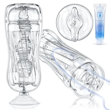 Masturbádores Masculino Real Juguetes Sexuales - Copa Masturbador Hombre Toýs más Vendido, Male Manos Libres Huevo Sex Toy Silikon Vagina Eróticos para Pareja, Coño de Bolsillo para Adultos Men Solo