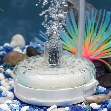 Pawfly Mini filtro de acuario silencioso Betta Fry Camarones y peces pequeños Bio filtro con espuma y bolas de filtro, filtro sumergible para peceras de 20 L-75 L (bomba de aire no incluida)