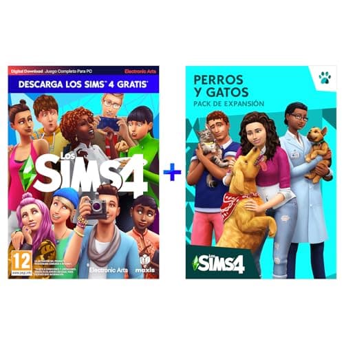 Los Sims 4 + Los Sims 4 Perros y gatos (EP4) | Código de descarga