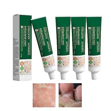 Crema Antimicótica Para Manos Y Pies A Base De Hierbas, Crema A Base De Hierbas Para Eliminar Hongos En Los Pies, Crema Para Hongos En Las Uñas De Los Pies, Tratamiento Para La Piel Saludable (4Pcs)